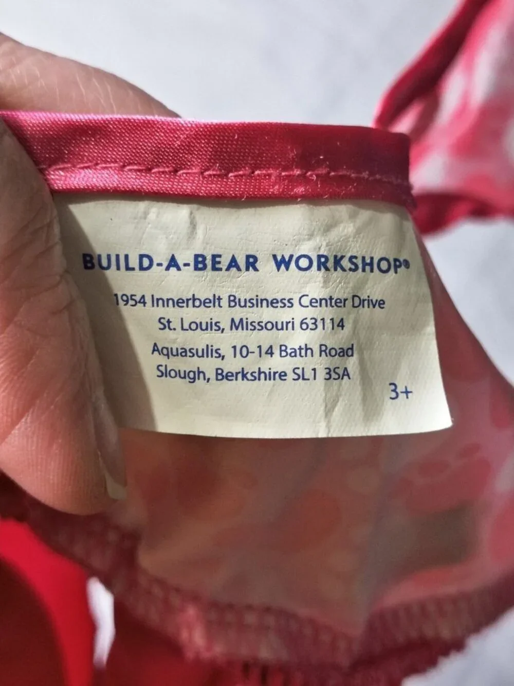 Build A Bear Pink Promise Pets Pink Hearts Dress